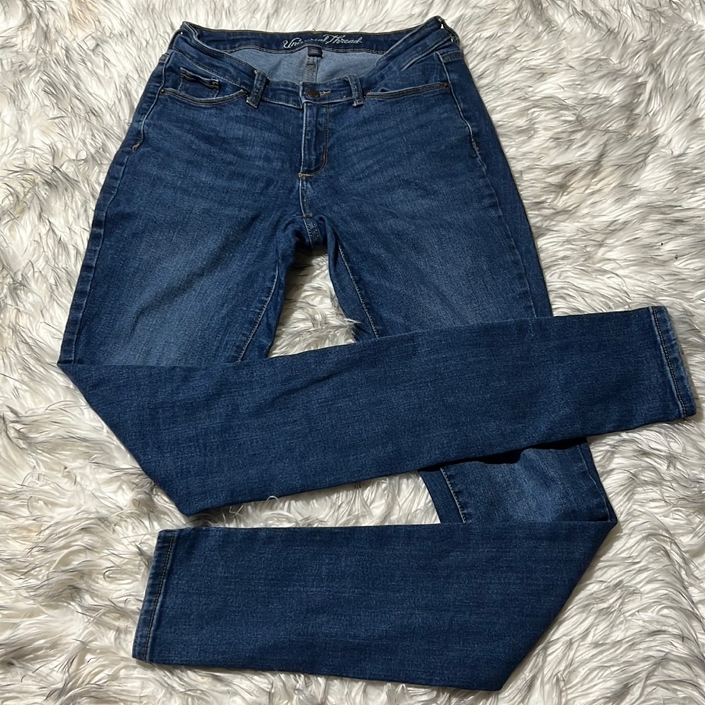 Universal Thread Women Size 2/26L Blue Denim Jeans Skinnies